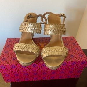 Jack Rogers cork sandals / heels